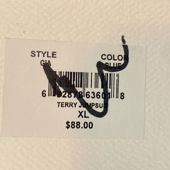 NWT LA RELAXED EXCLUSIVELY FOR WHOLE FOODS ORGANIC COTTON FRENCH TERRY JUMPSUIT - Picture 7 of 8